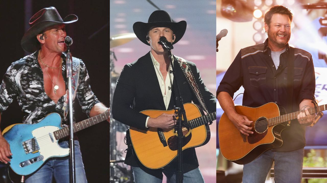 Tim McGraw, Parker McCollum, and Blake Shelton 