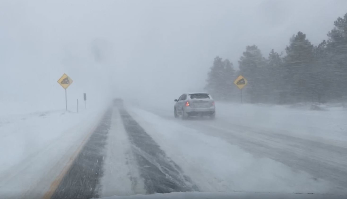 I-70 driving between Frisco and Silverthorne January 17, 2020