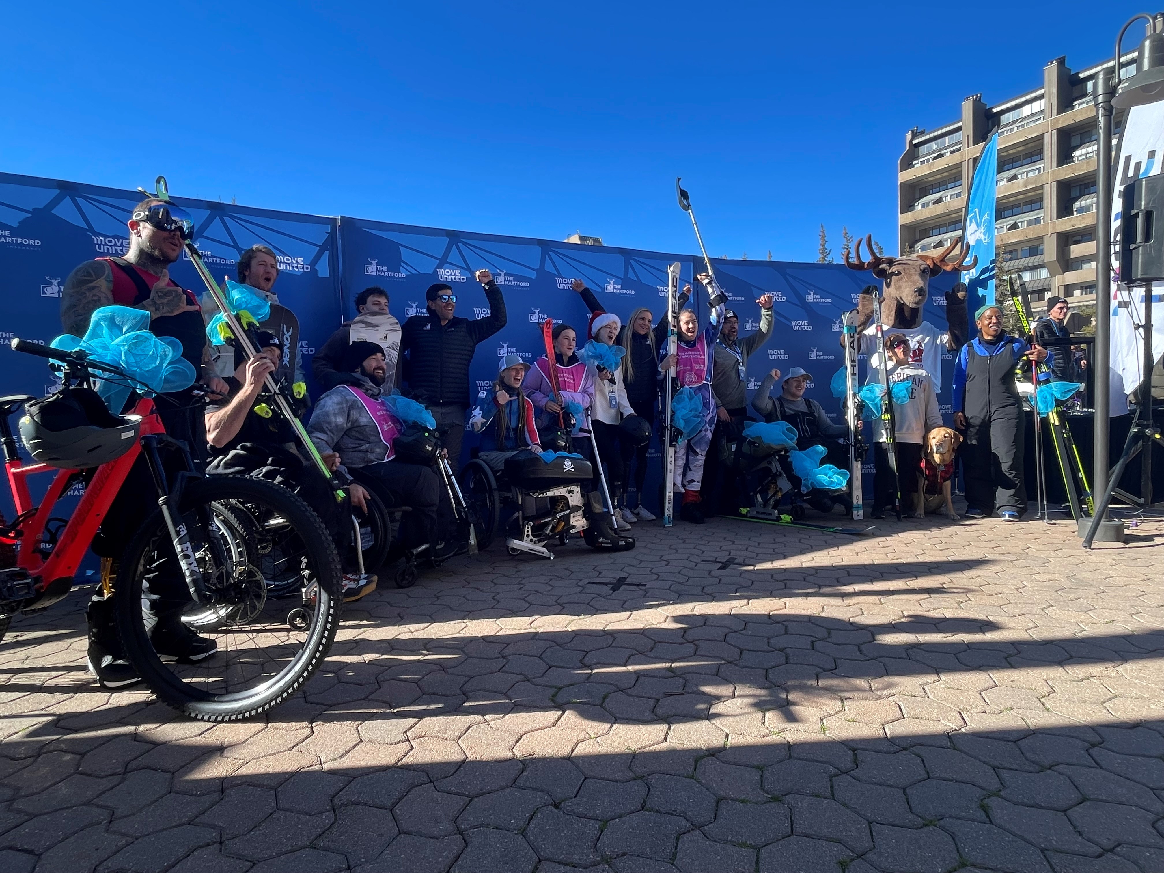 13 athletes received adaptive snow sports equipment at the Hartford Ski Spectacular from Oksana Masters.