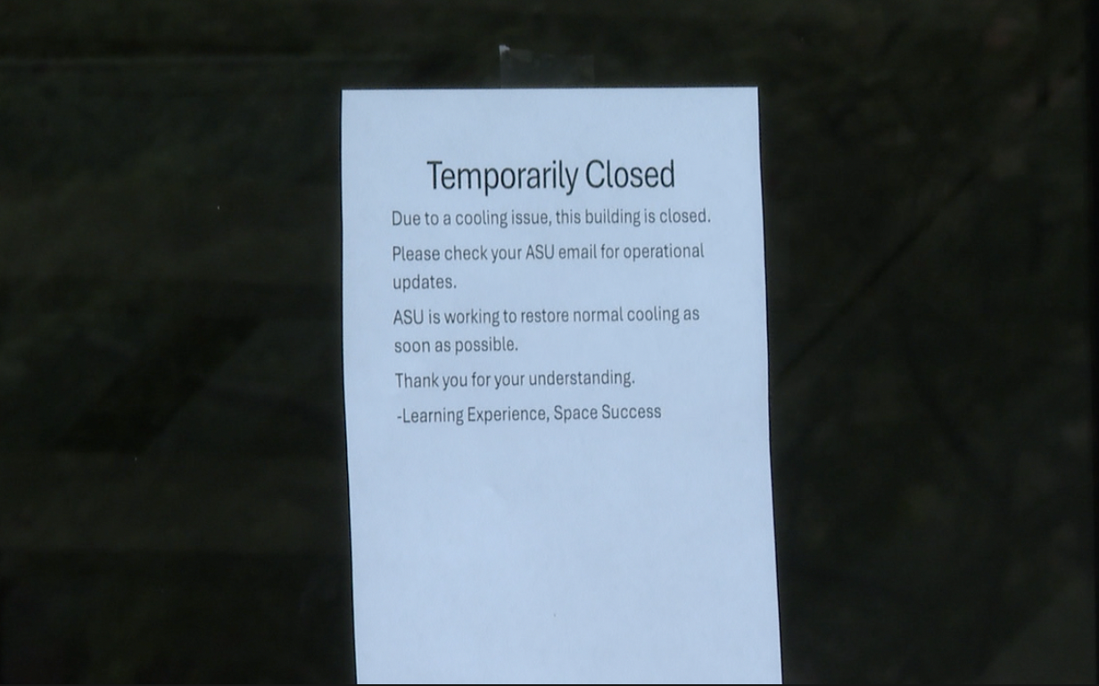 ASU water main flooding