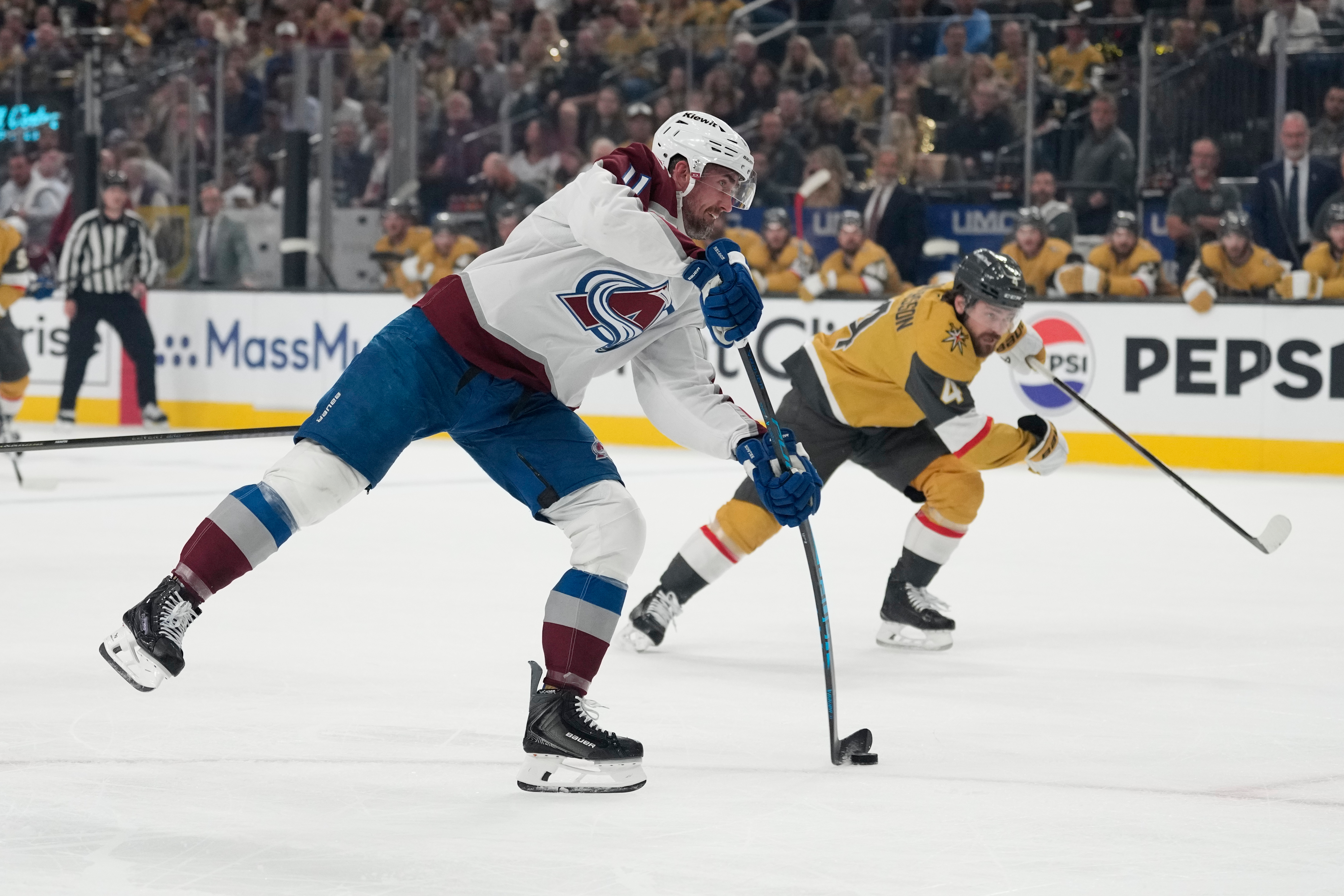 Avalanche Golden Knights Hockey