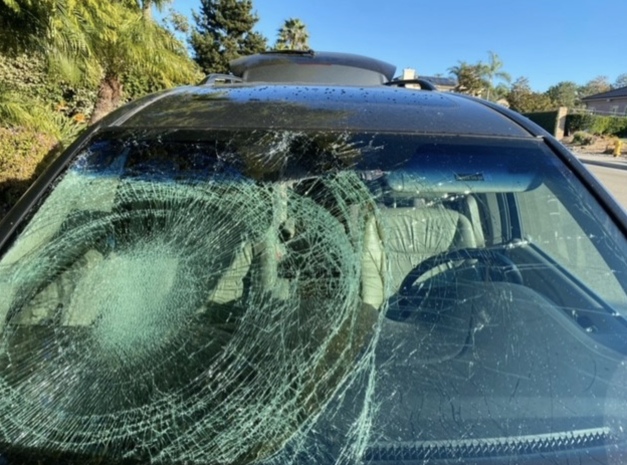 Vehicles targeted in water balloon attacks from Carlsbad pedestrian bridge