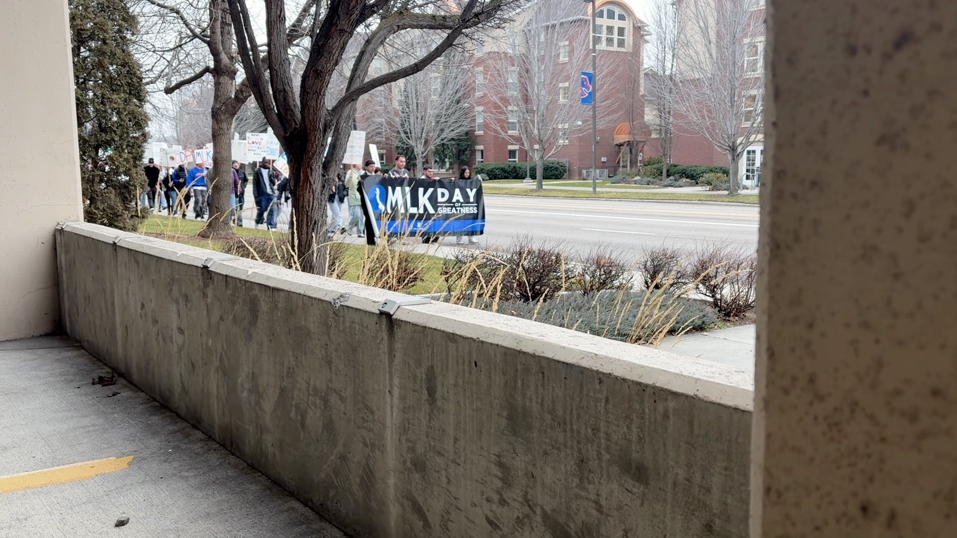 Boise State students march on Martin Luther King, Jr. Day