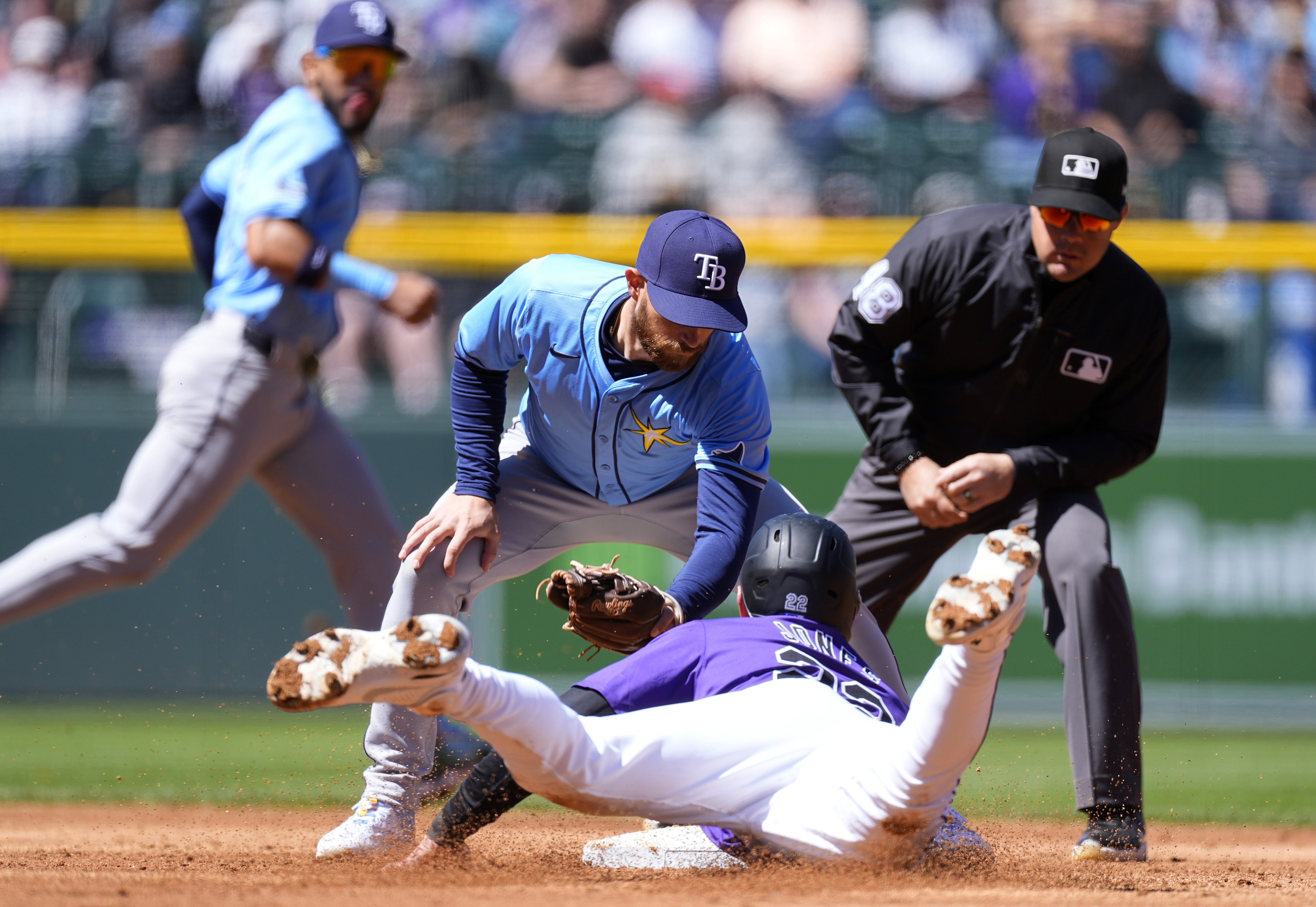 Rays Rockies Baseball
