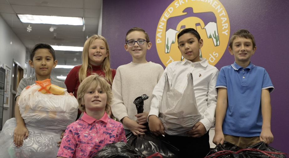 Painted Sky Elementary Students 