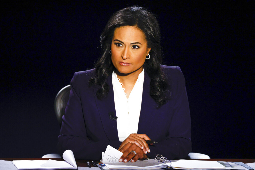 NBC's Kristen Welker sharp in first turn as debate moderator