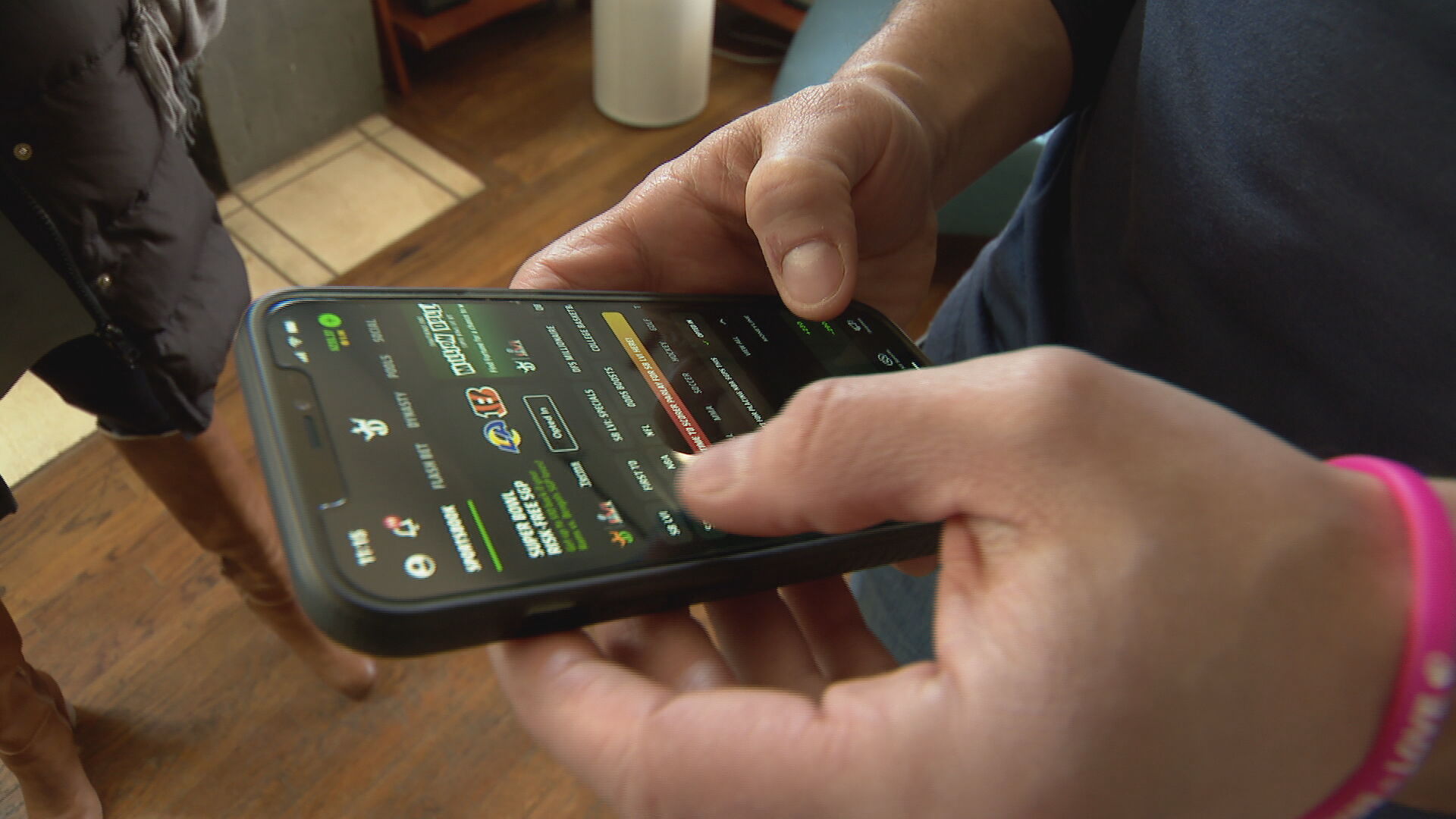 Mobile sports betting 