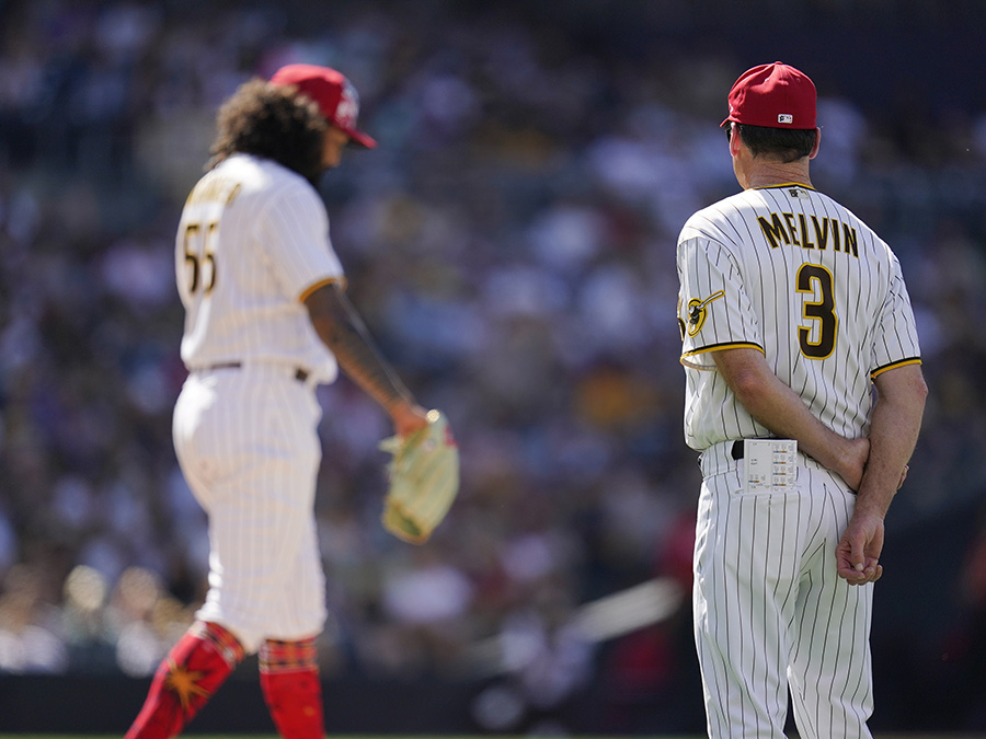 Mariners Padres Baseball sean manaea bob melvin