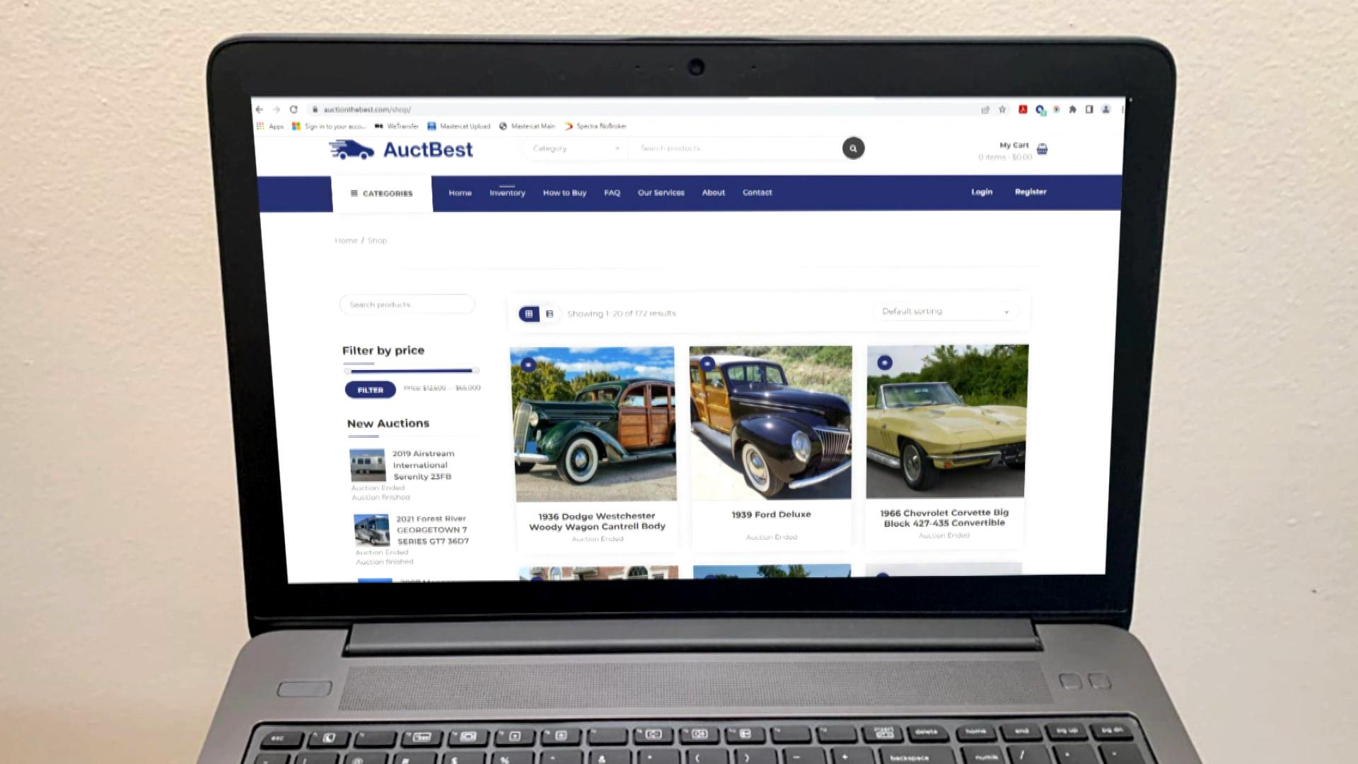 Auction The Best dot com online auction site 
