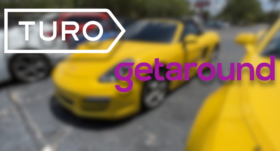 Turo and getaround logos