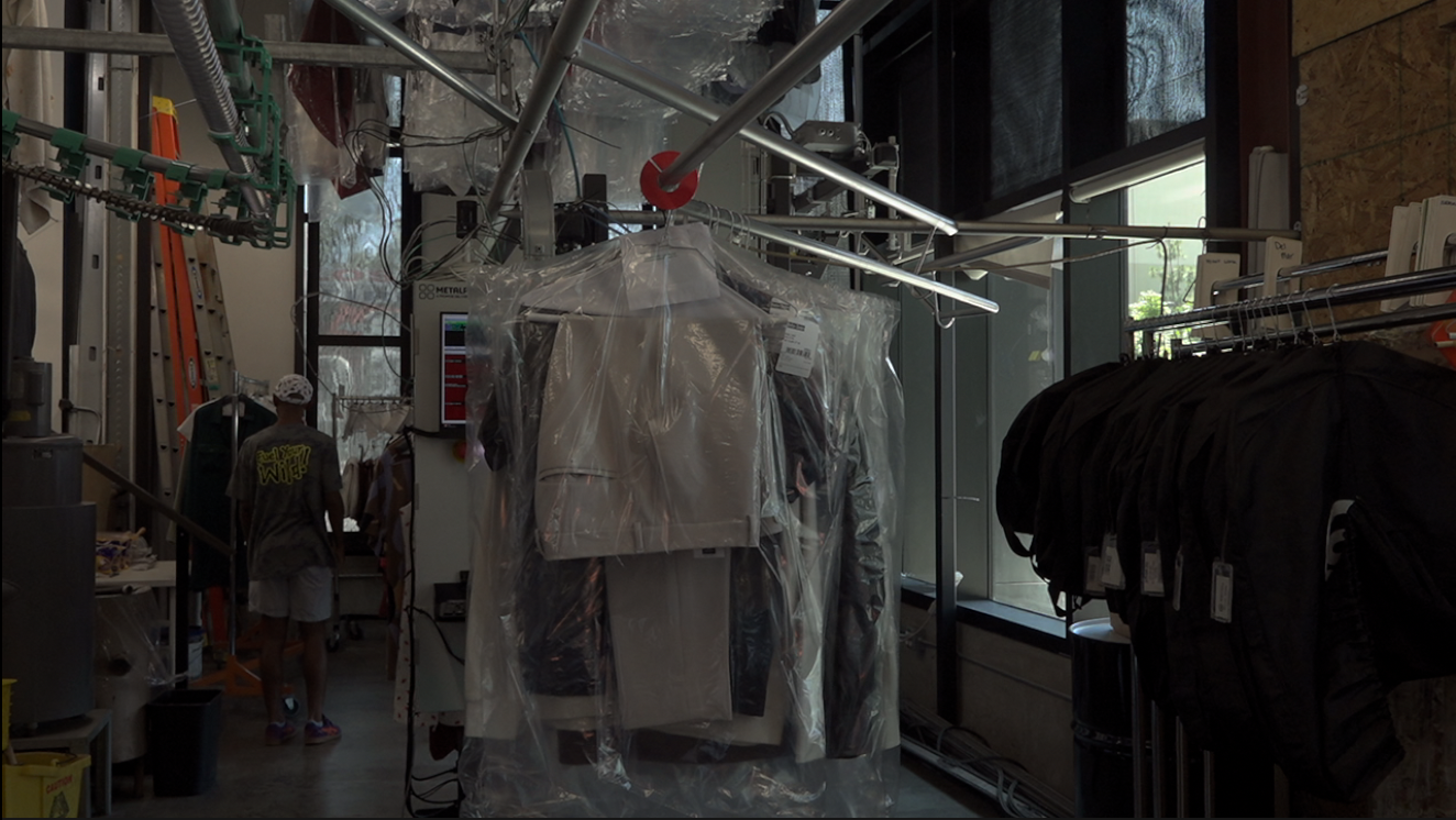Inside of Shelton Cleaners' Downtown San Diego location