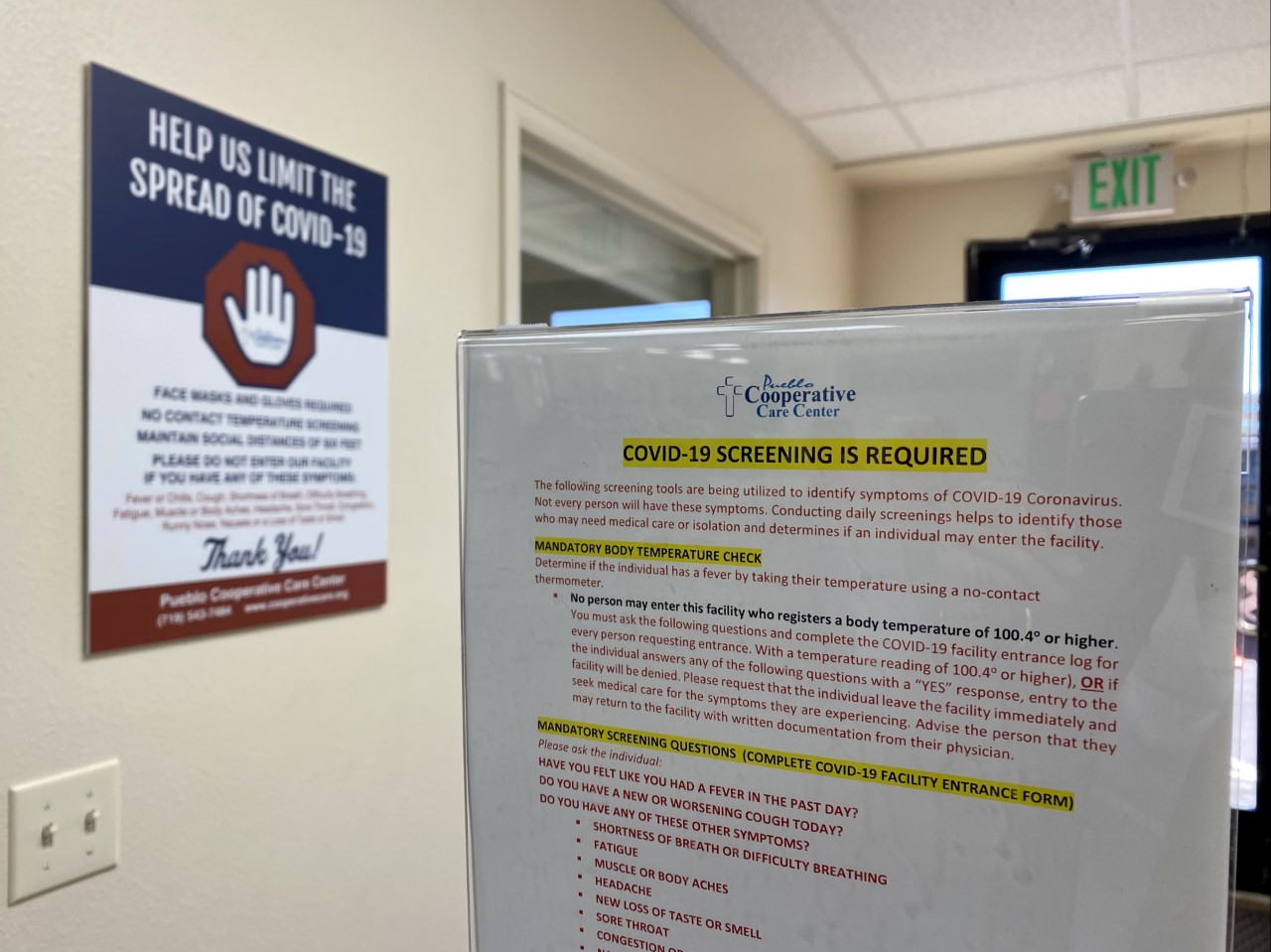Pueblo Cooperative Care is reinstating many of the COVID-19 regulations they had in place in 2020