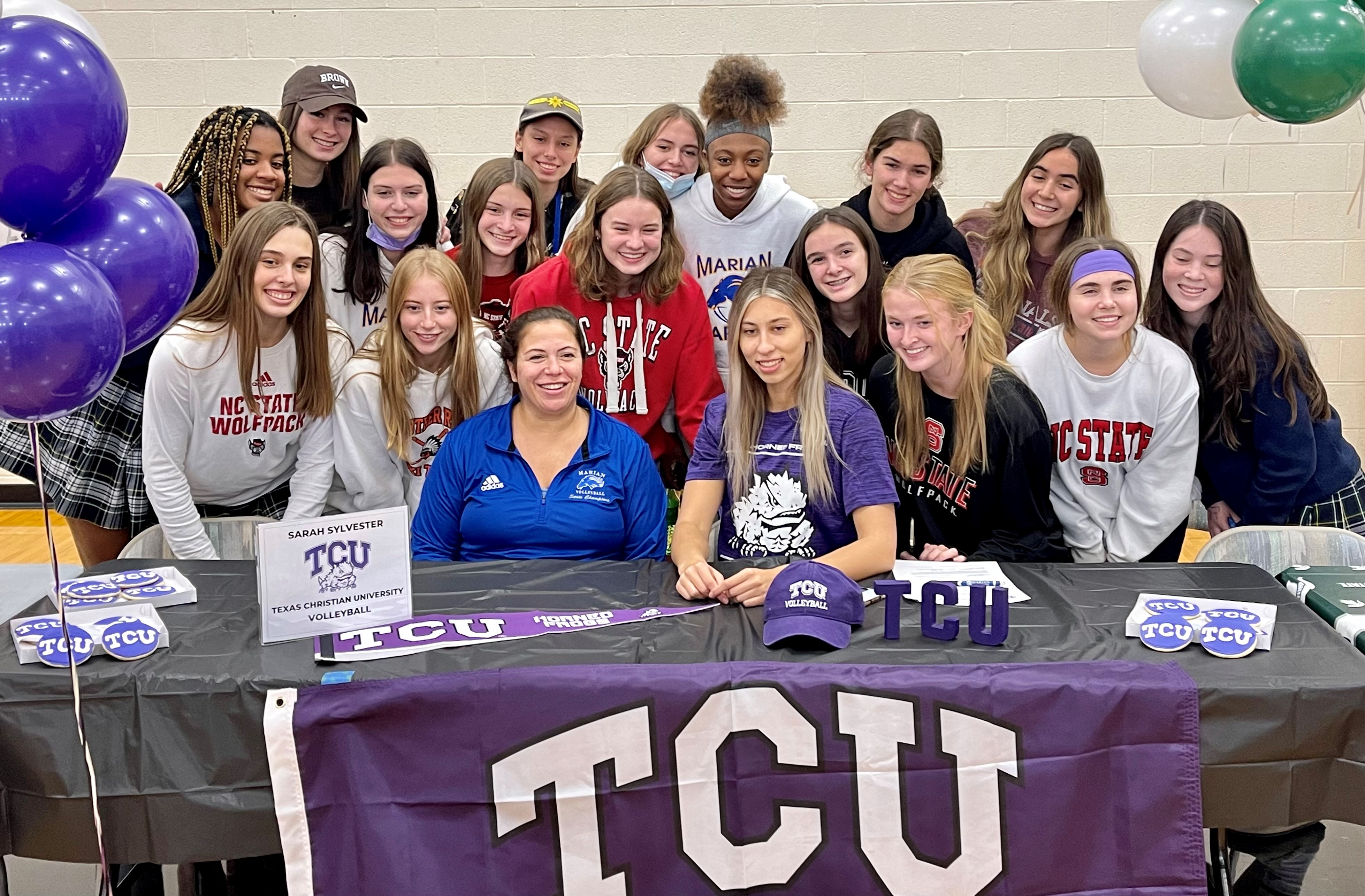 Marian Volleyball National Signing Day