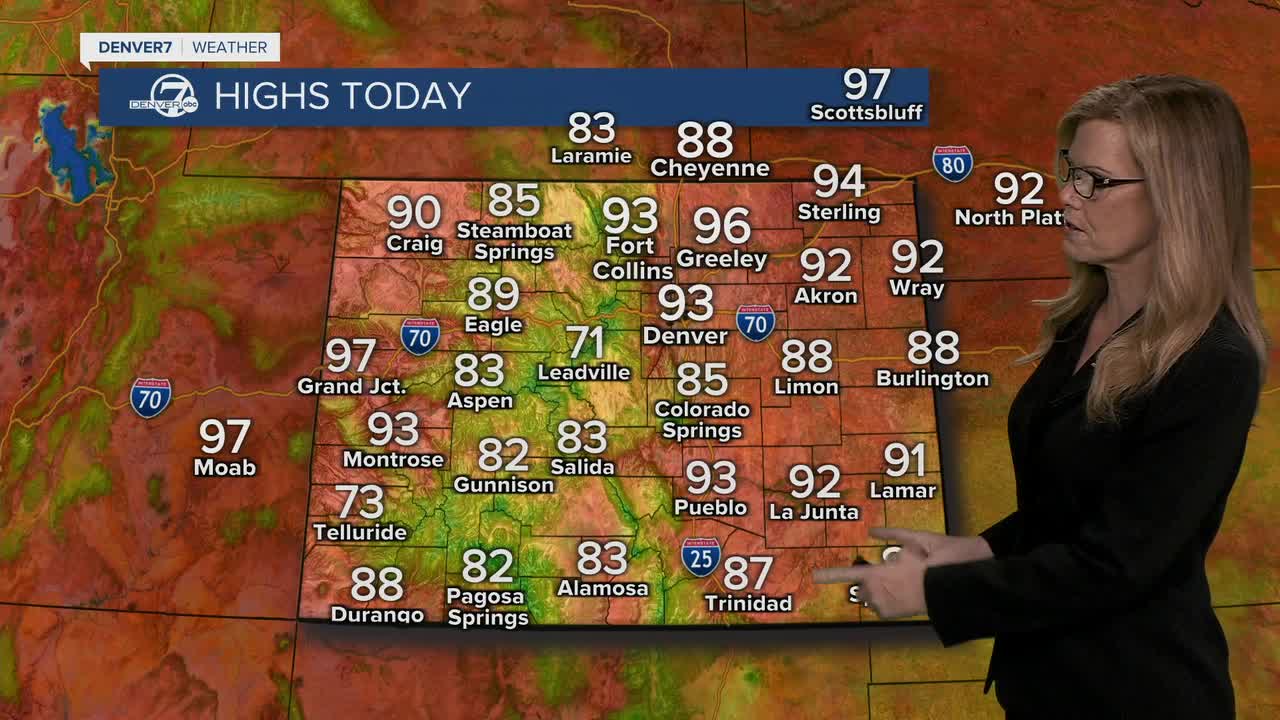 First 90 degree days of the year, this weekend