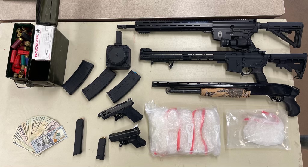 Six pounds of meth and several illegal weapons discovered in Shafter