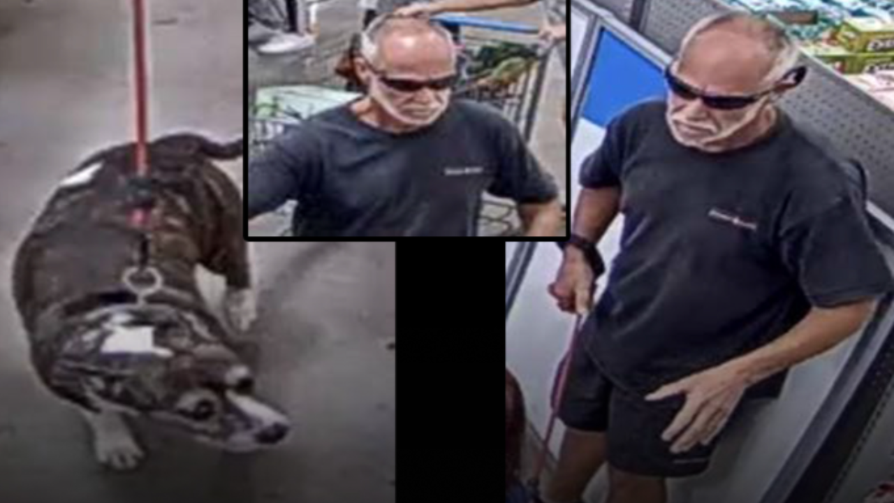 blind man Lake Wales Walmart