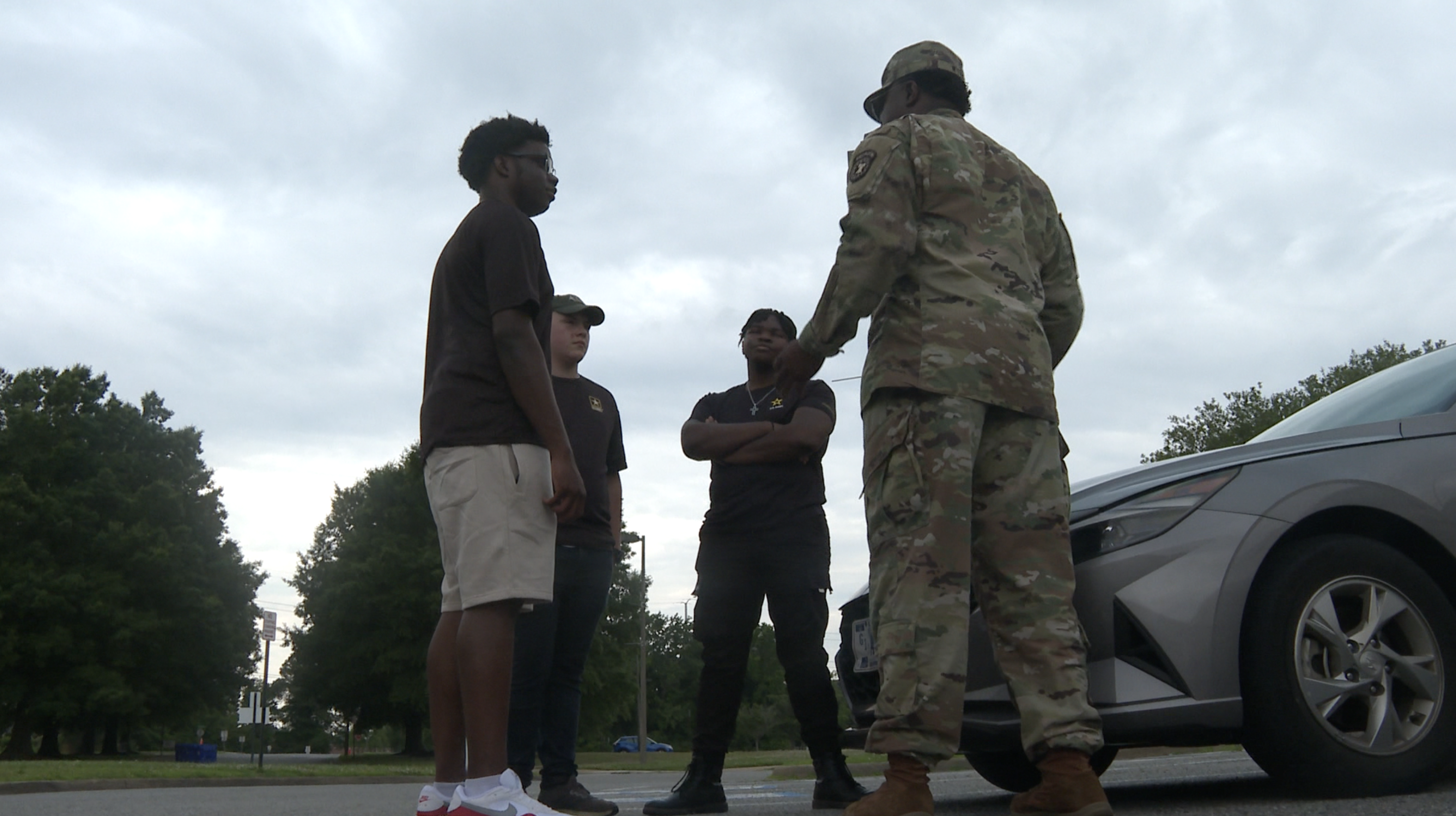 Portsmouth Army recruits