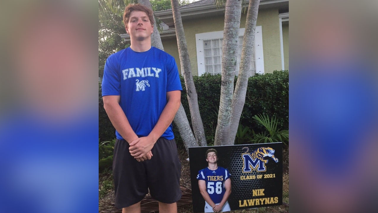 Nikolas 'Nik' Lawrynas, Martin County senior dies May 1, 2021