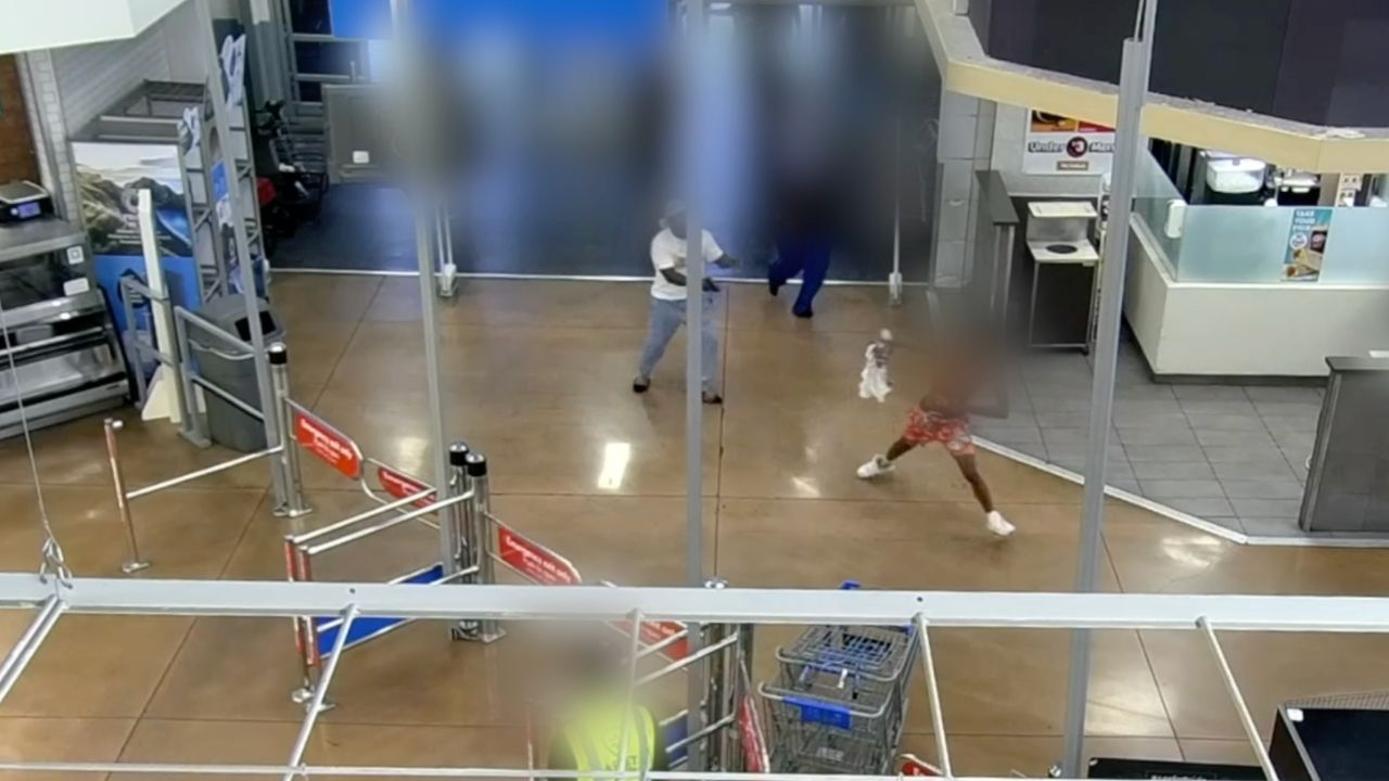 Walmart shooting surveillance video