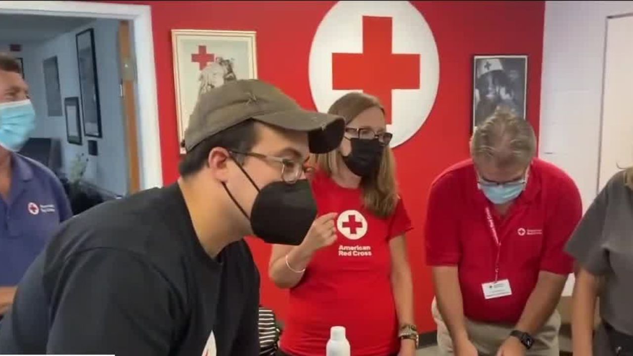 Red Cross workers respond to Hurricane Ian in Florida