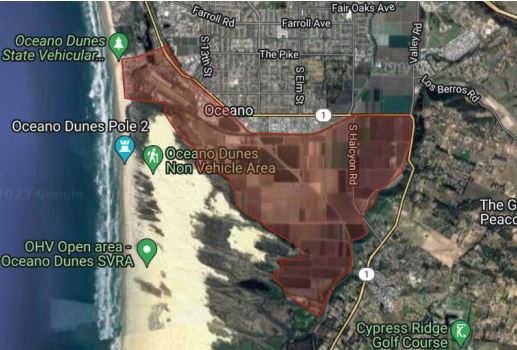 Oceano evac order area.JPG