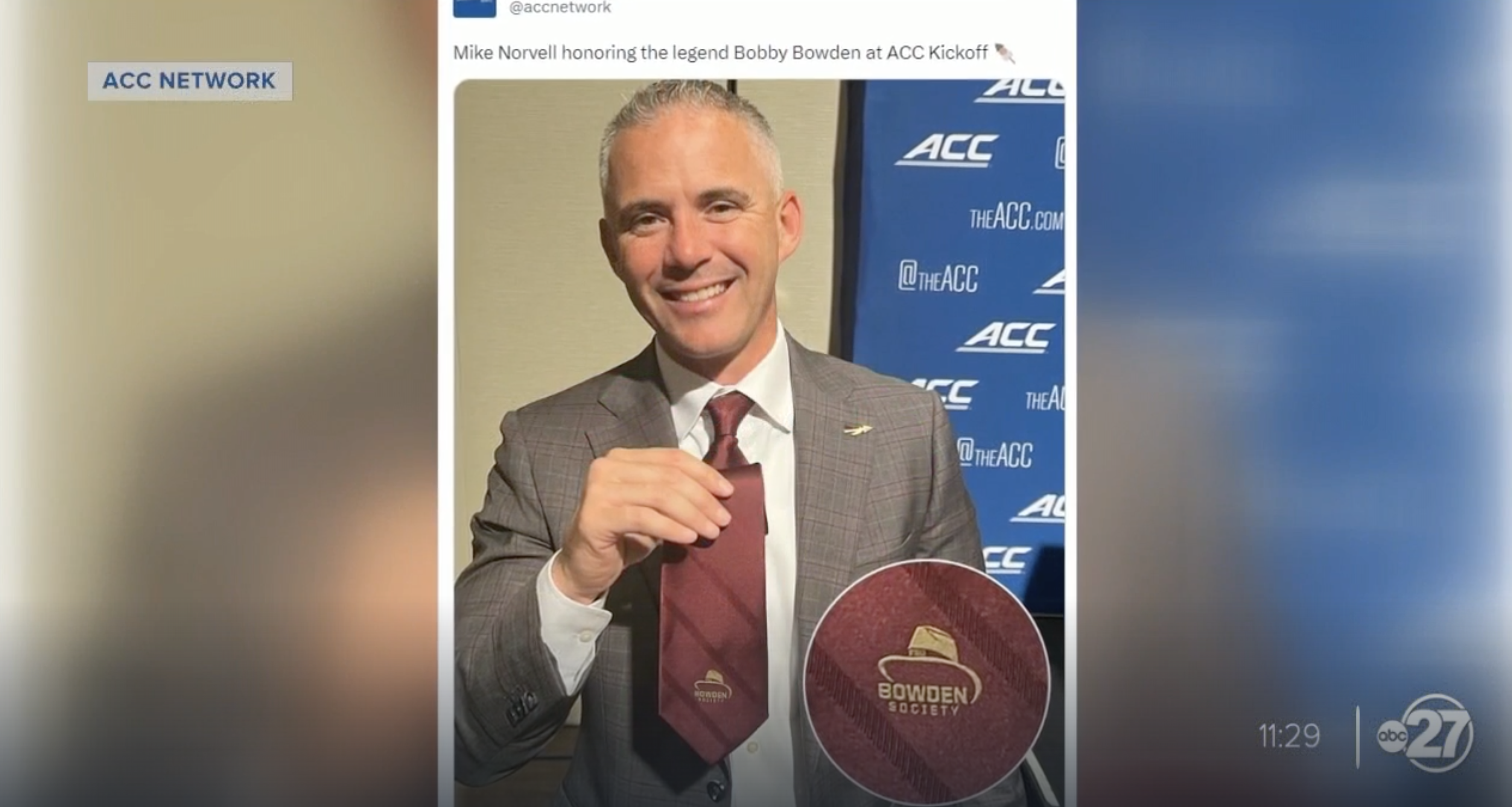 072623 Mike norvell ACC media days