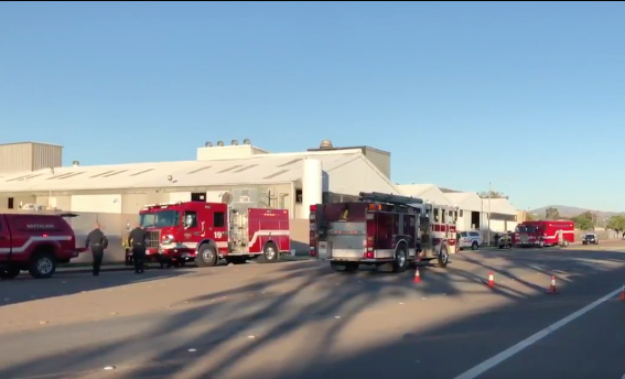 el cajon hazmat truck fire