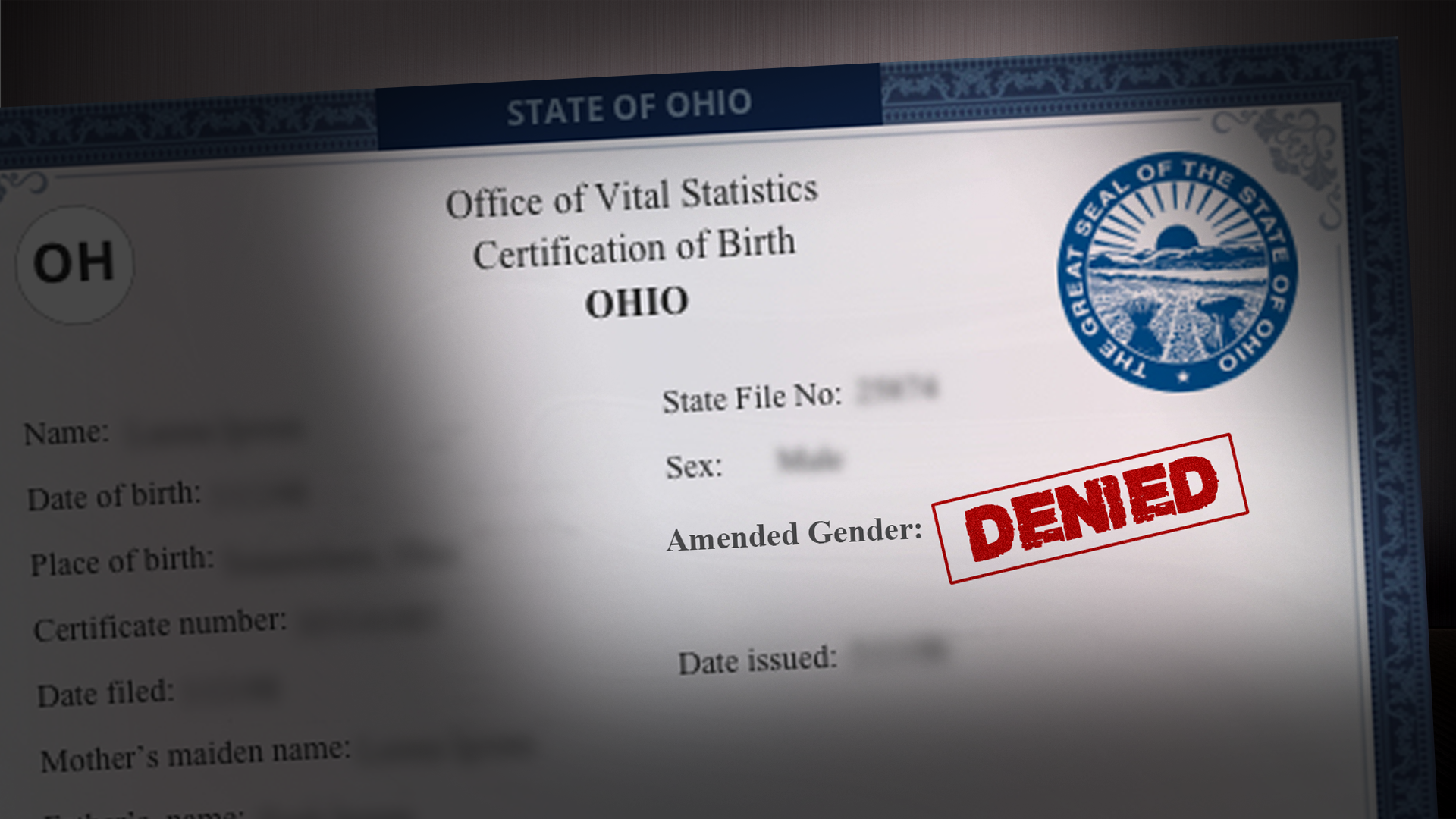 Can transgender Ohioans change gender on their birth certificate? It depends - Vimarsana News