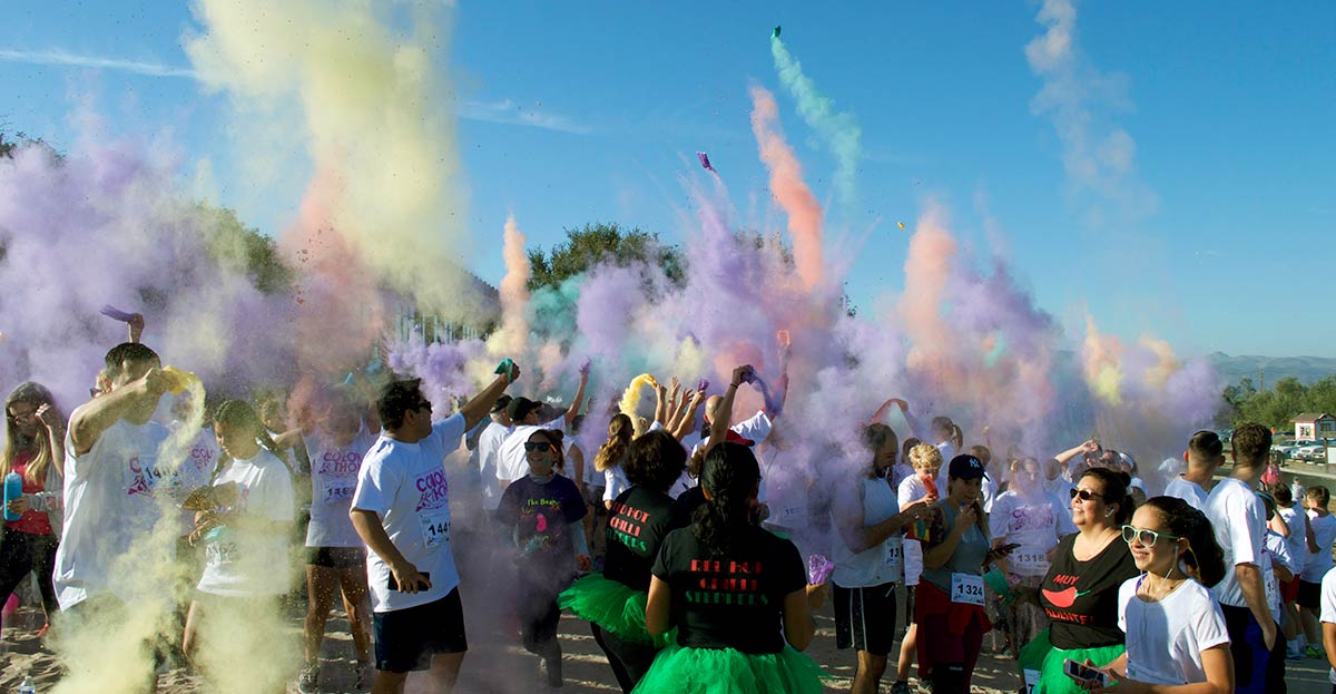 Joggers and runners joined 5K Colorthon to support a good cause  
