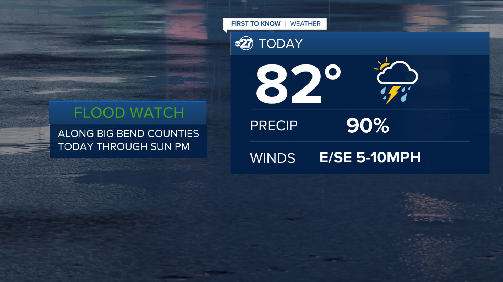 Flood Watches in effect through Sunday