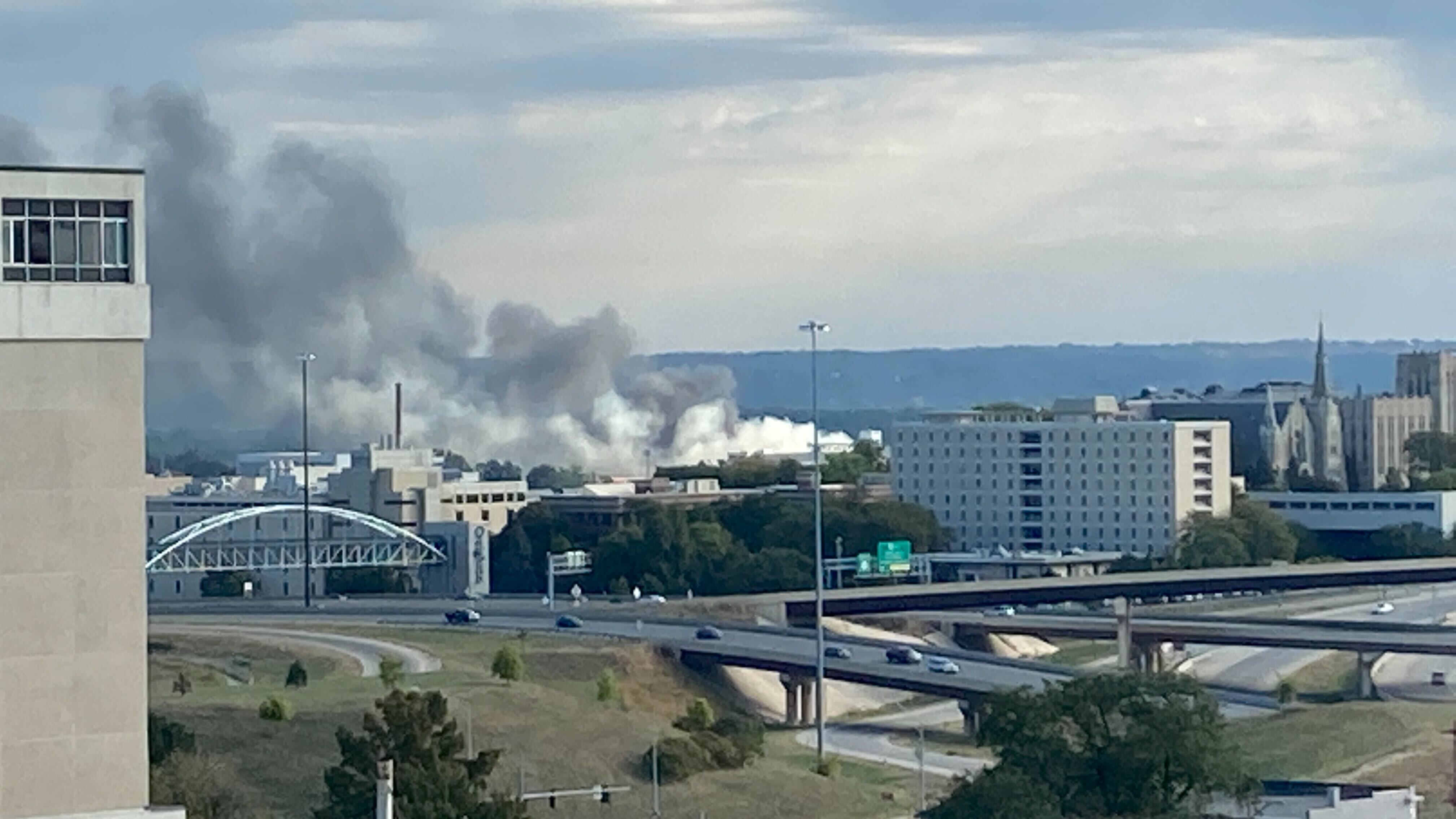 downtown fire