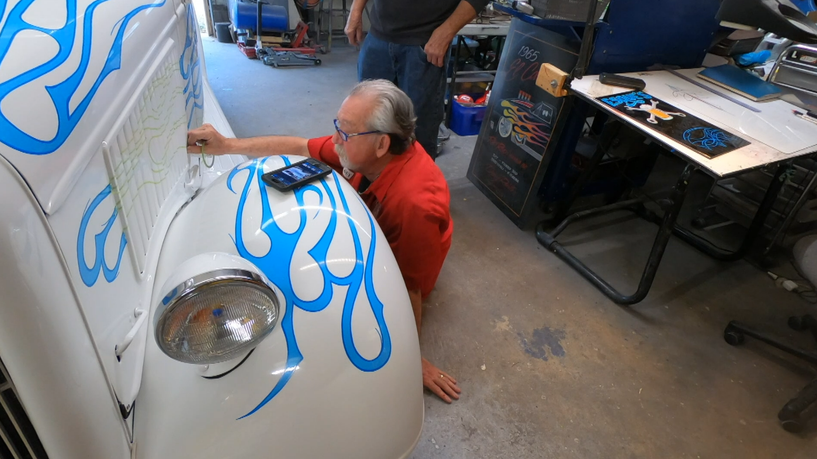 He turned his artistic talent into a career. Now he's known as a legend.