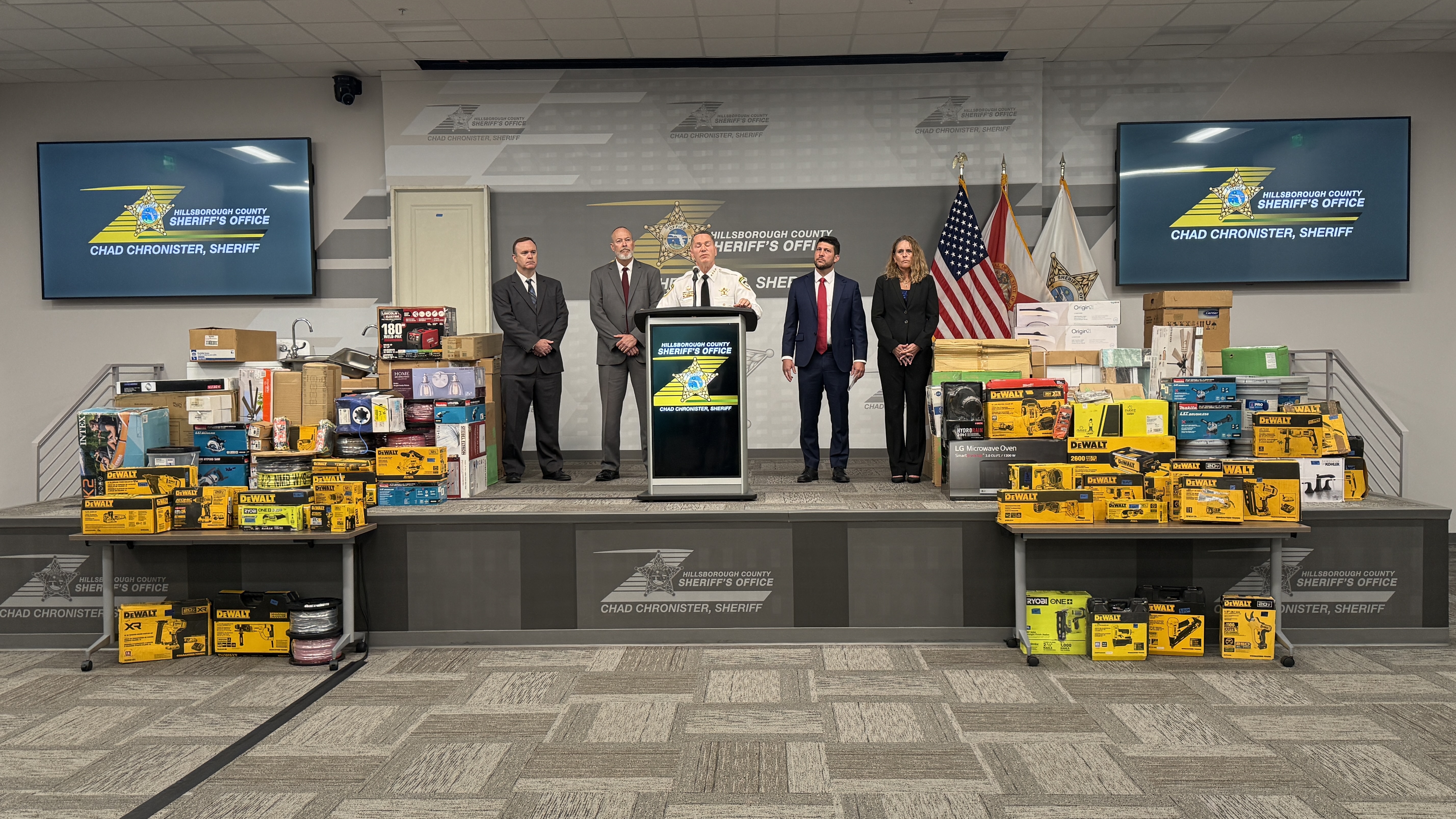 Florida AG, Hillsborough deputies hold press conference on 'Operation D-fence'