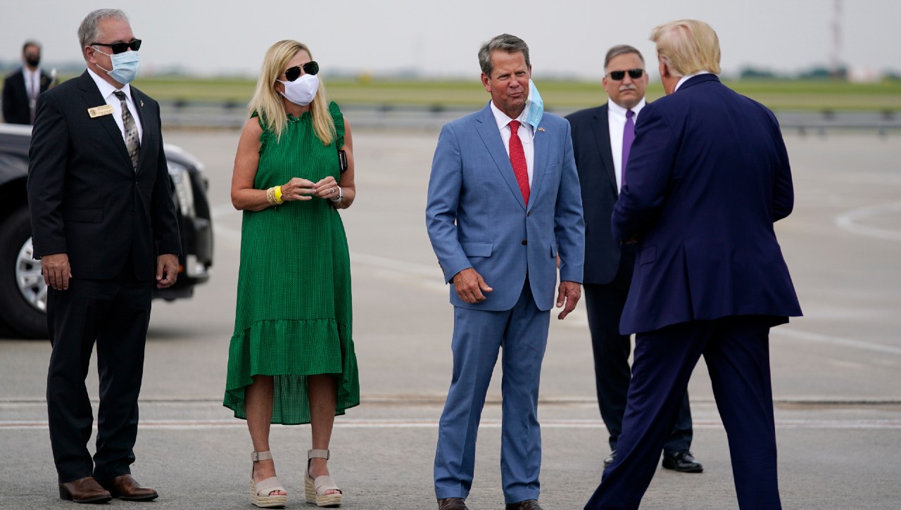 Georgia Gov. Brian Kemp bans cities, counties from mandating face masks