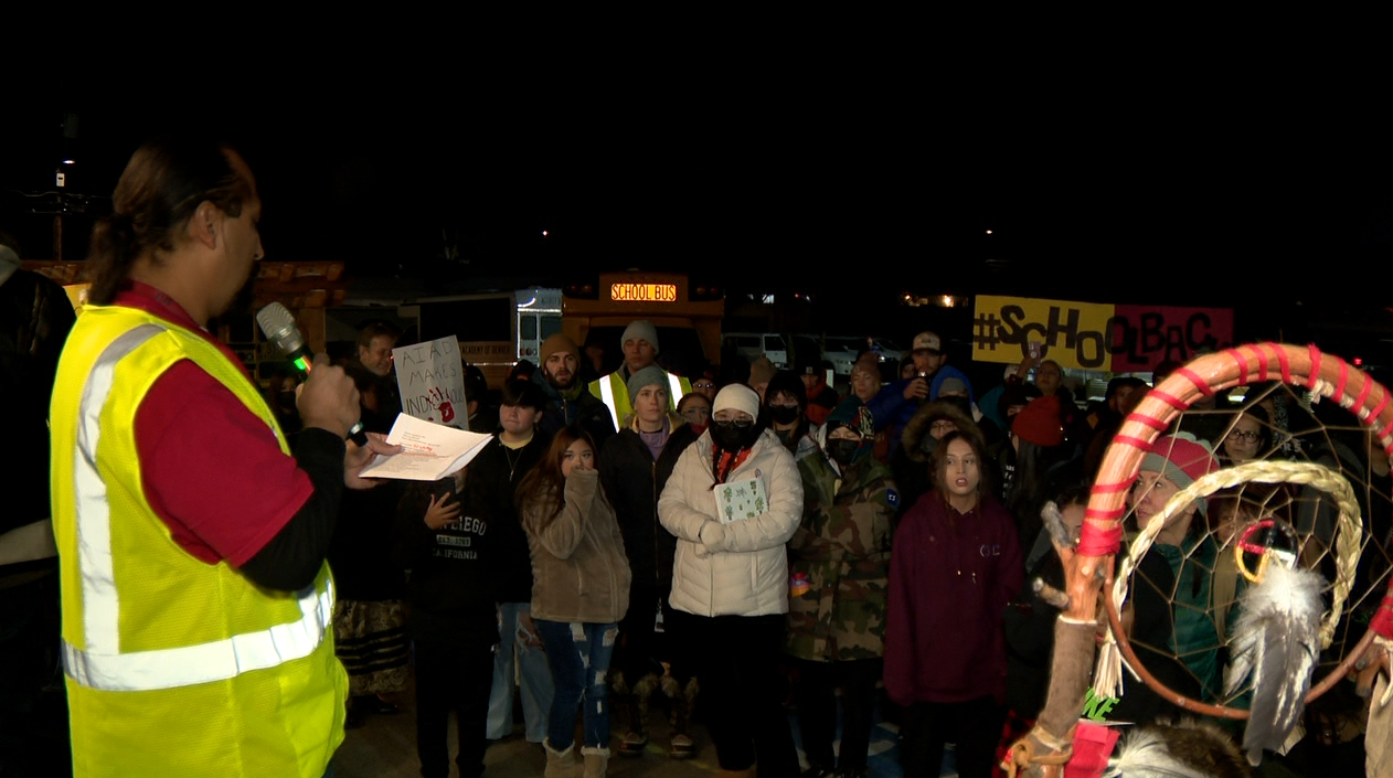 Dozens rally to save American Indian Academy of Denver
