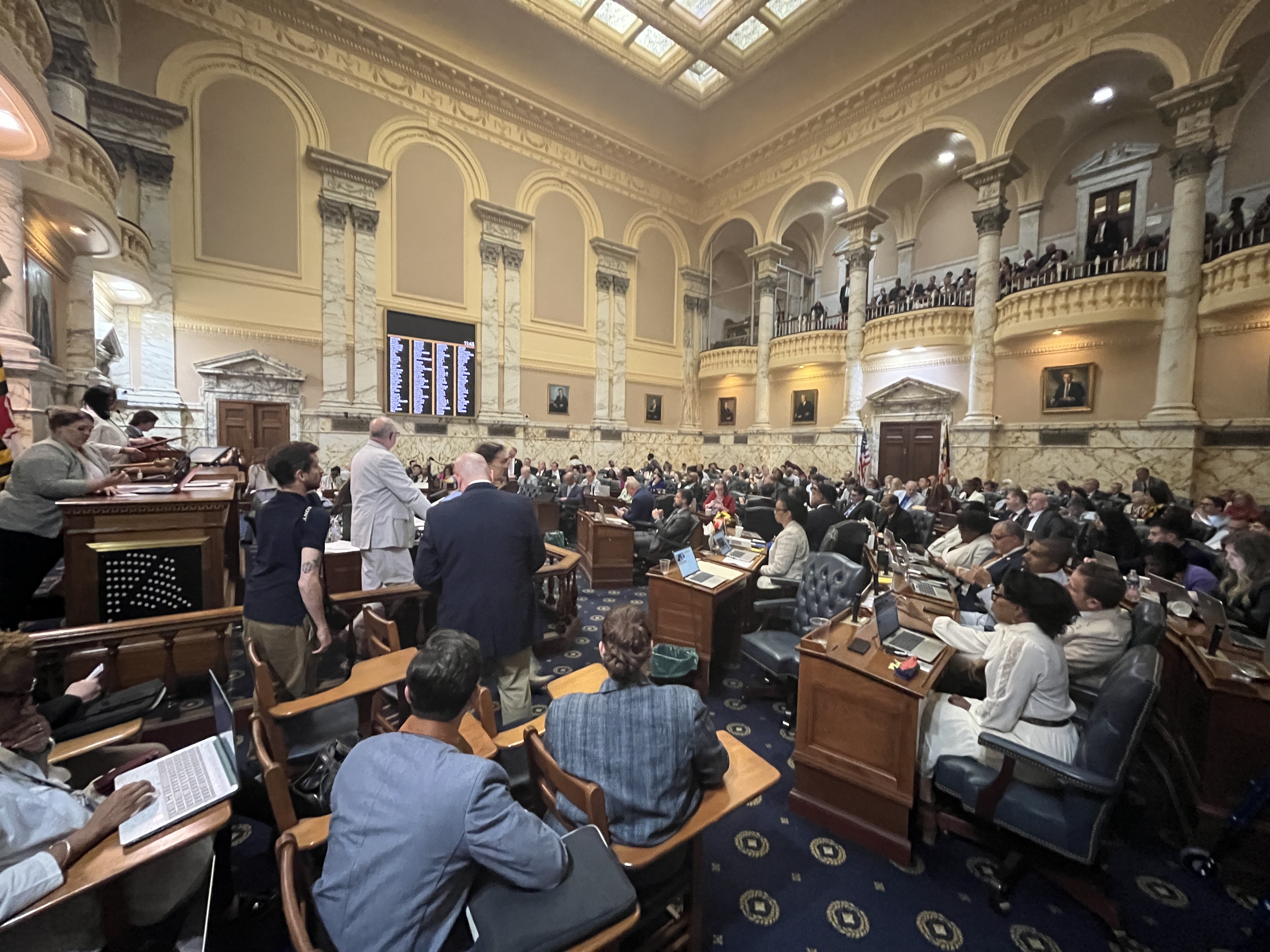 MARYLAND HOUSE ON SINE DIE