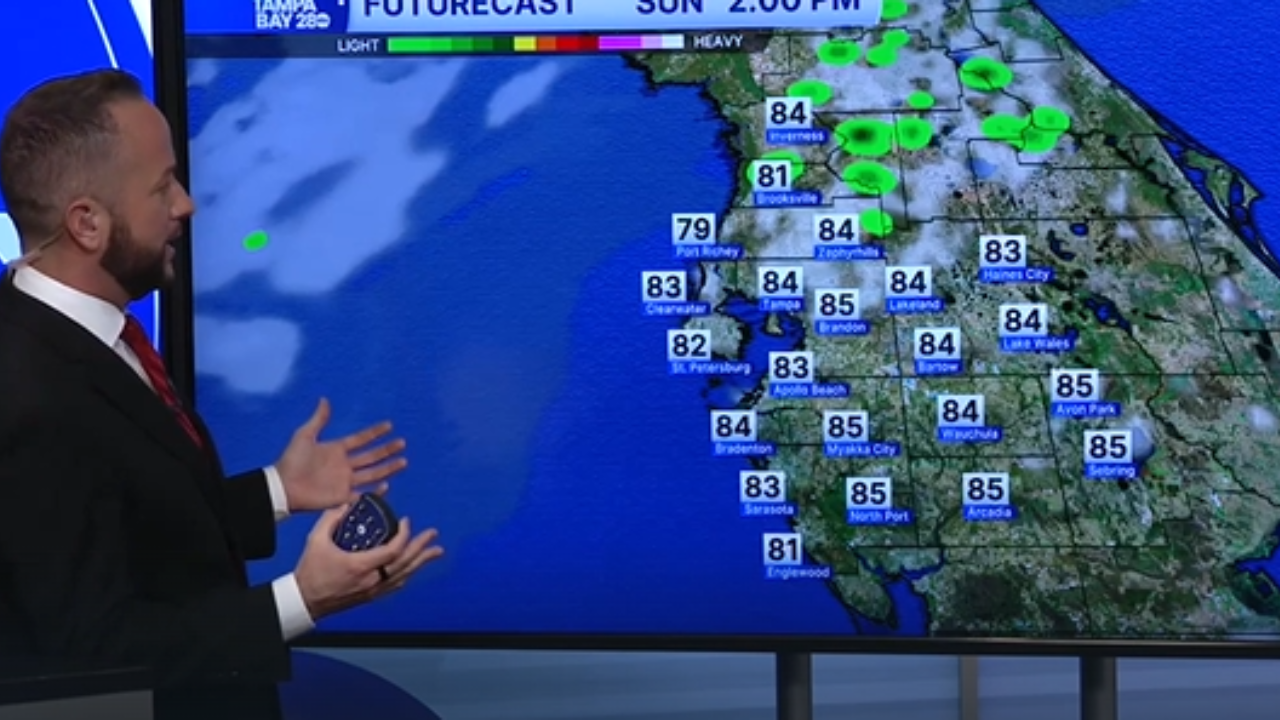 Forecast: Staying hot Sunday, limited storm chance mainly inland