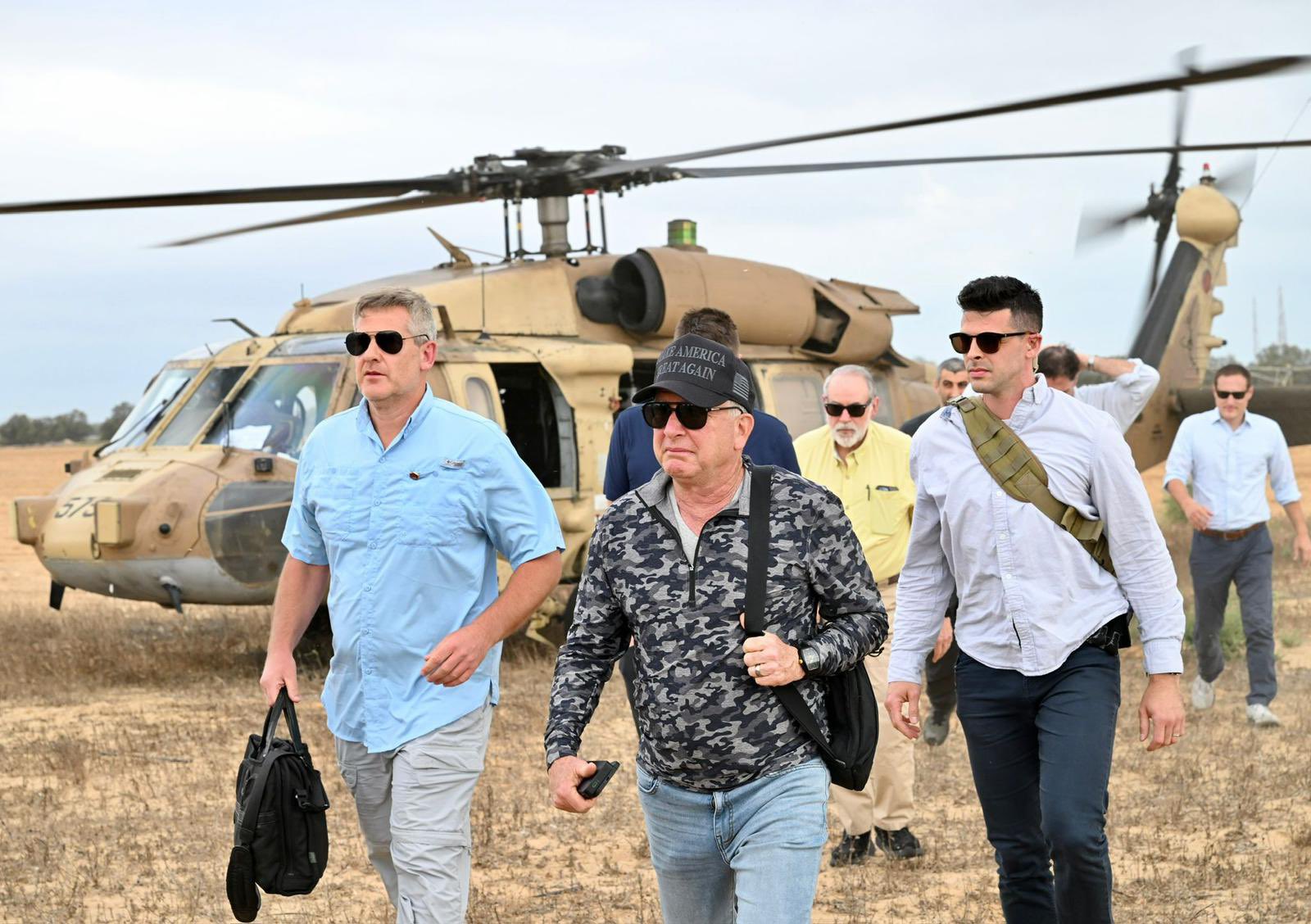 Special envoy Steve Witkoff and Ambassador Mike Huckabee in Gaza.