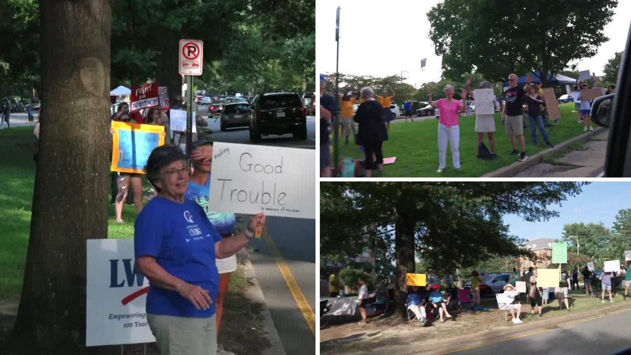 Good Trouble protest