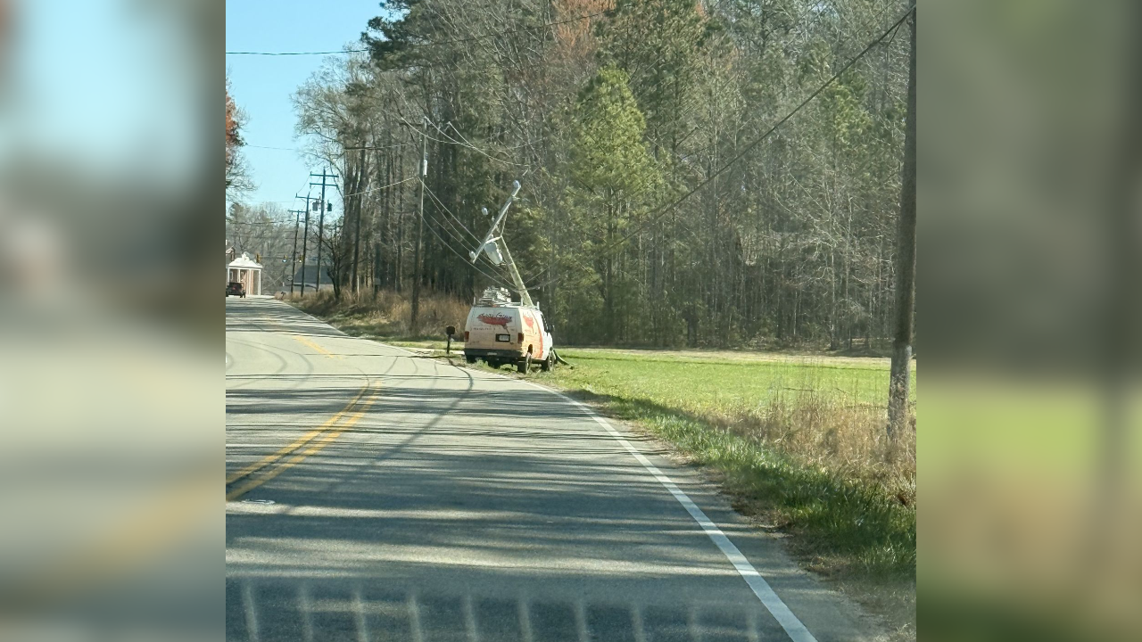 Crash involving power lines shuts down stretch of Centralia Road in Chester