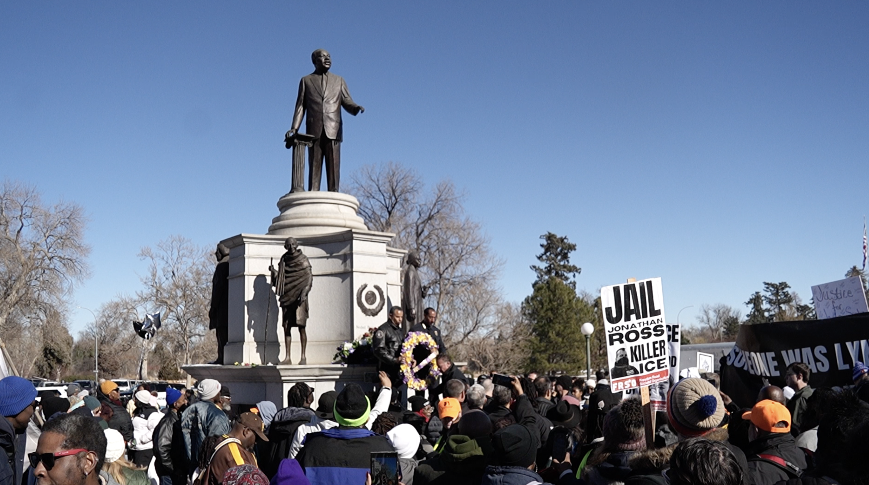 Discussions around federal immigration enforcement dominate MLK Day Marade in Denver