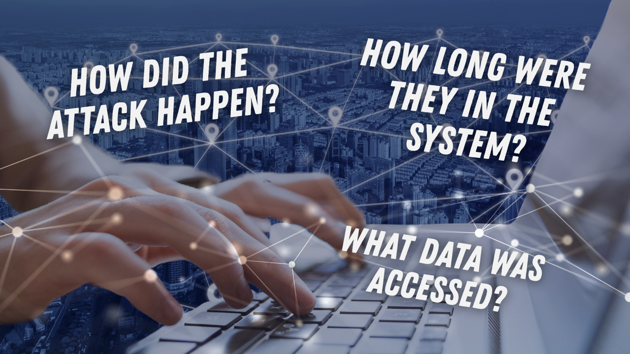 Cyberattack action report 