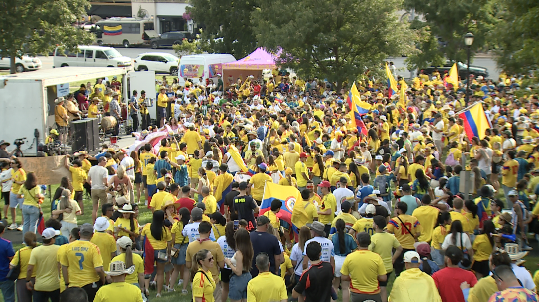 Banderazo for Colombia team