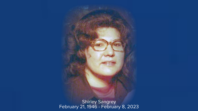 Shirley Ann Sangrey was born on February 21, 1946 in Havre