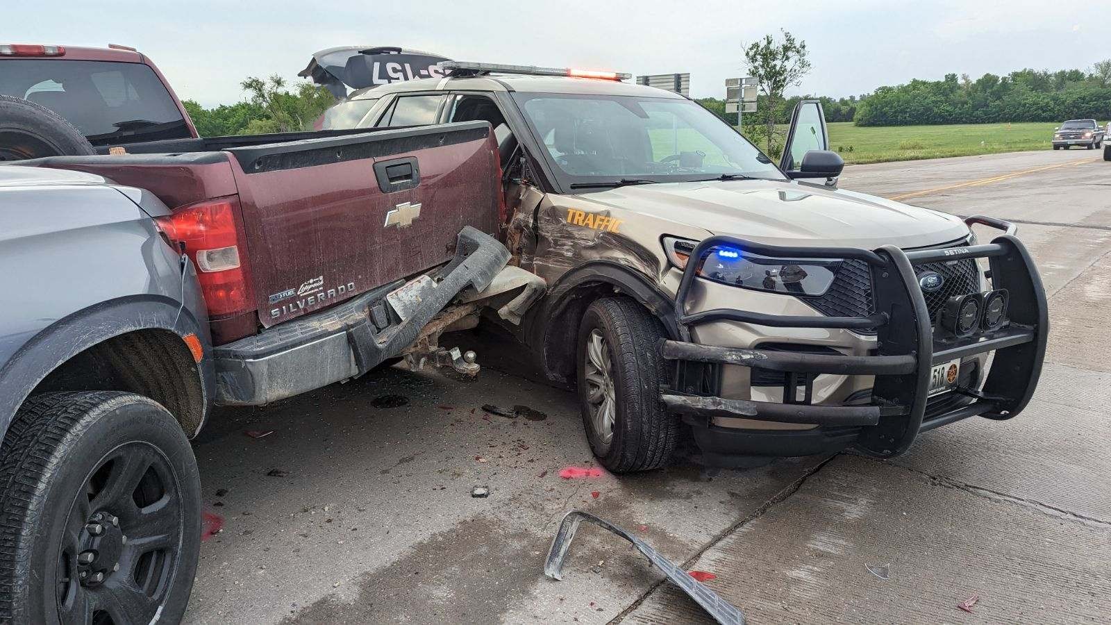 Cass County deputy rammed by driver