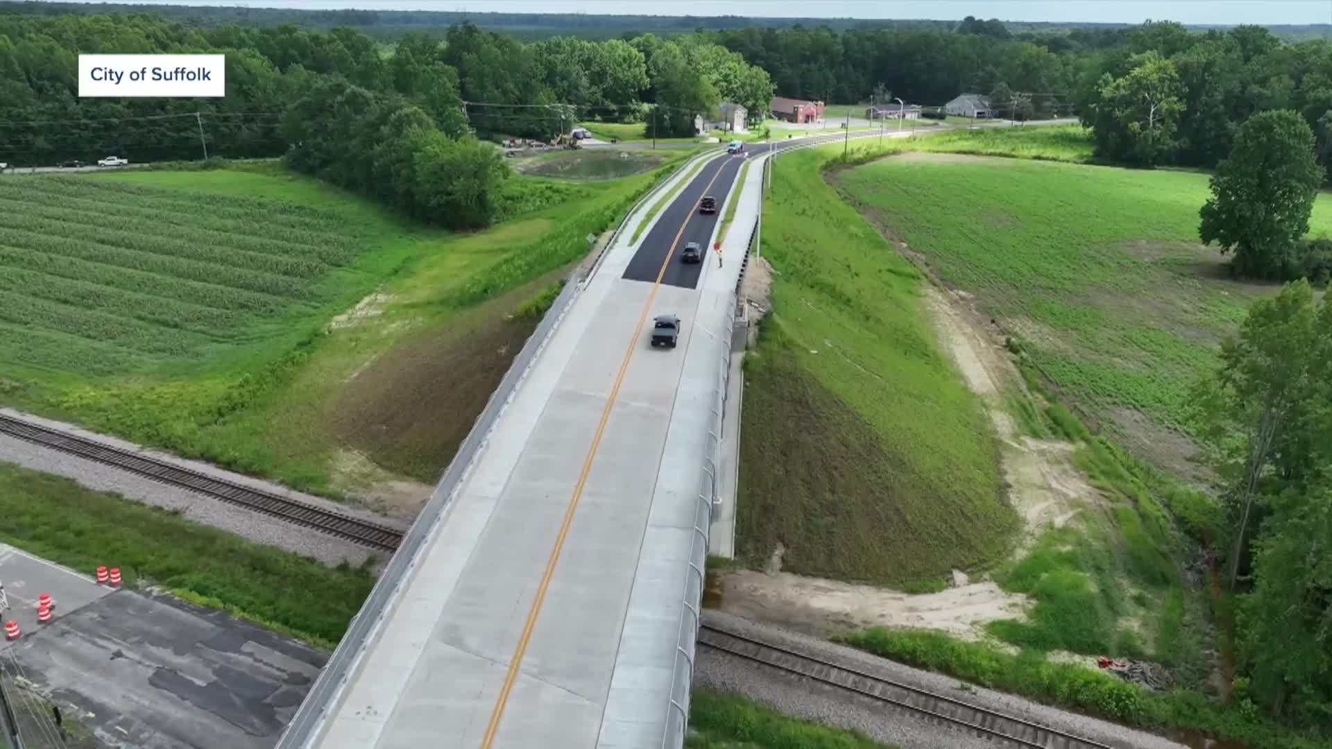 Nansemond Parkway overpass in Suffolk complete; next bridge project begins July 28