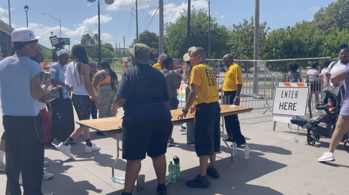 Juneteenth security entrance
