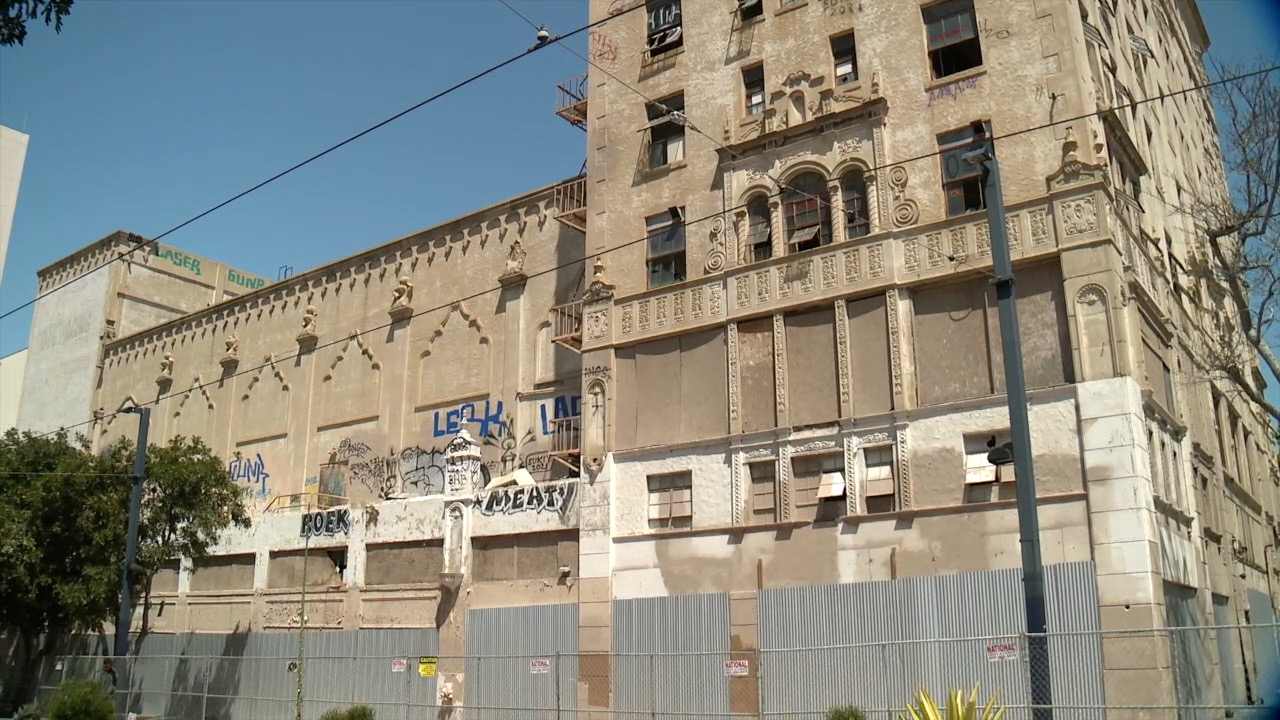 The California Theater has been abandoned since 1990
