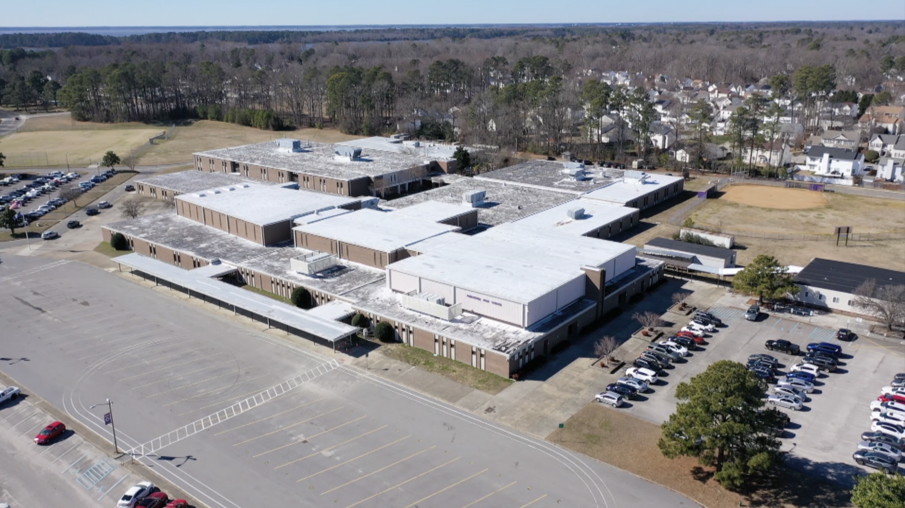 Menchville HS aerial shot