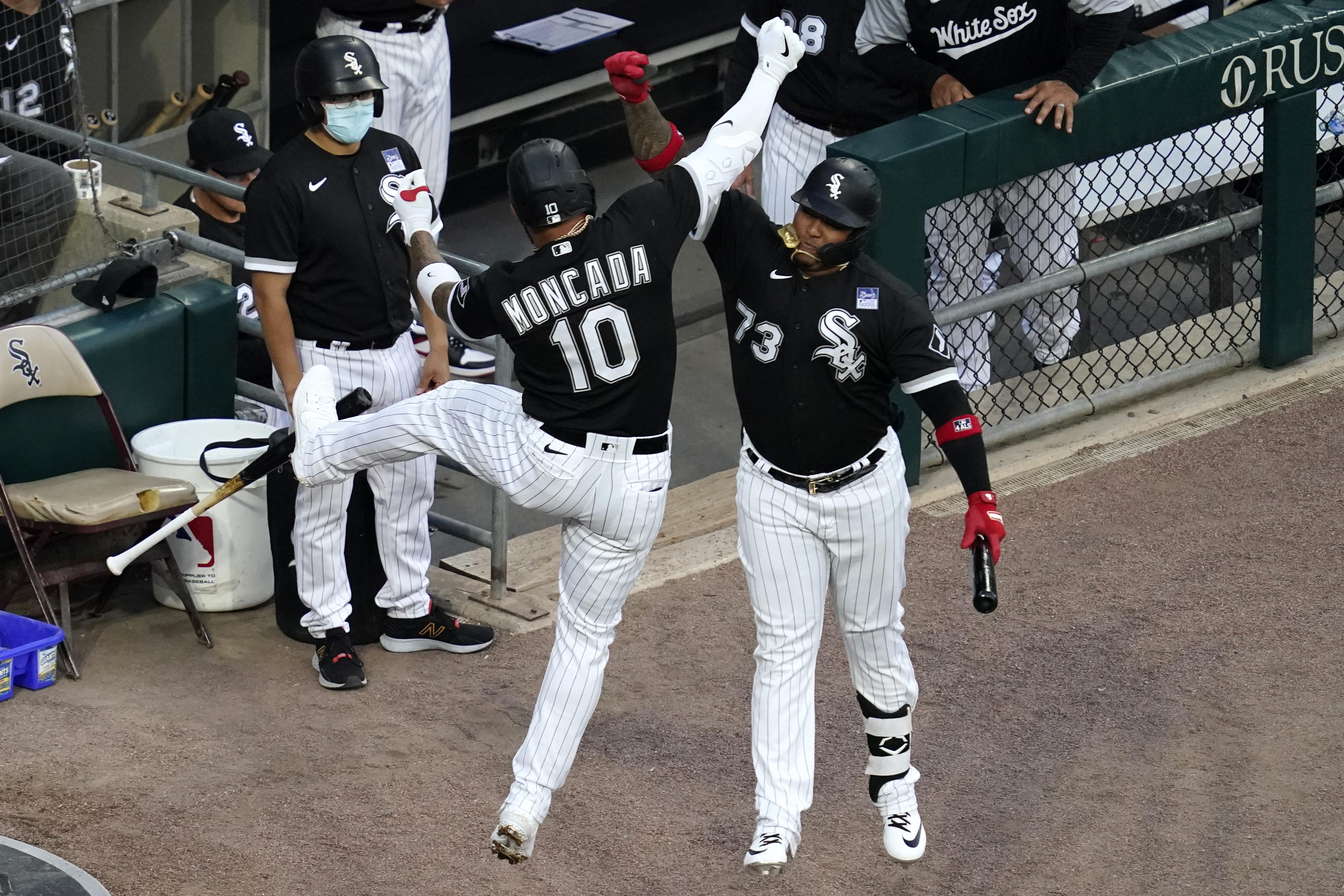 Yoan Moncada, Yermin Mercedes Tigers White Sox Baseball